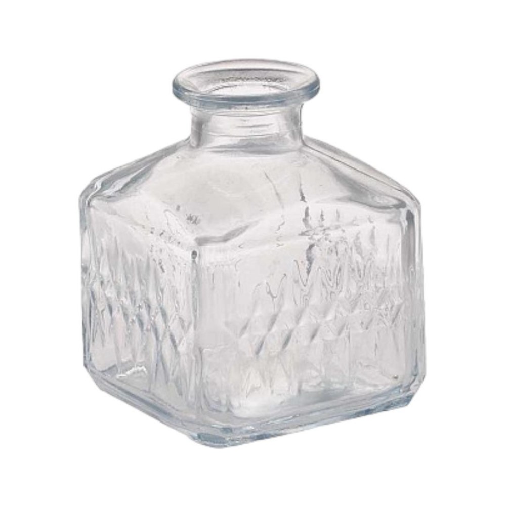 BOTTIGLIA VETRO QUADRATA 9X9XH